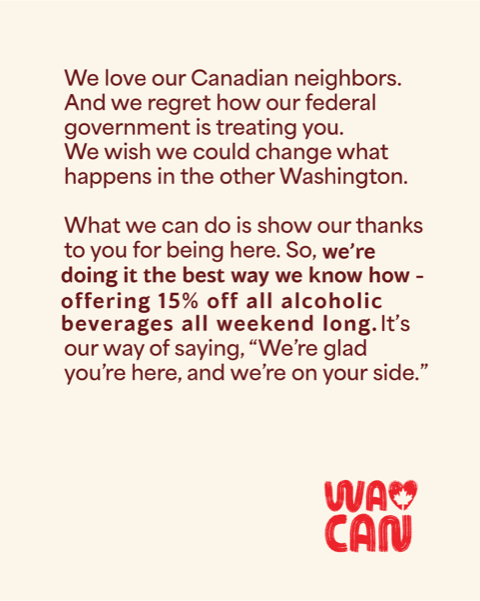 <strong>Special Welcome for Our Northern Neighbors<br></strong>